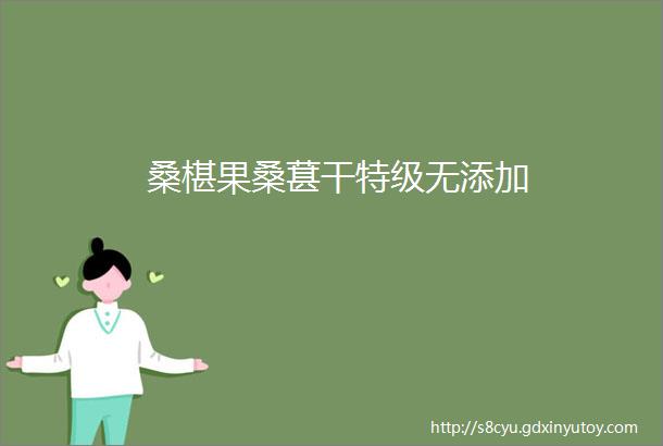 桑椹果桑葚干特级无添加