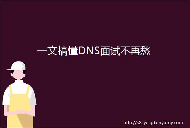 一文搞懂DNS面试不再愁