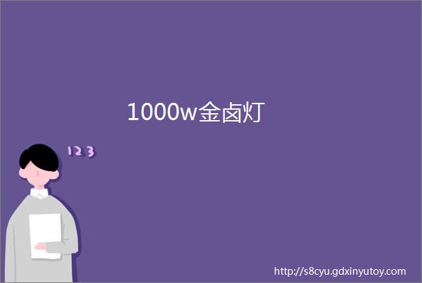 1000w金卤灯